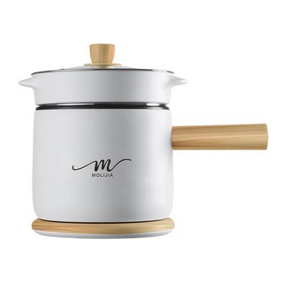 MOLIJIA 魔力家 智能不沾小電鍋 多合一鍋身 附有防燙蒸籠層 可同時蒸、烹煮食物, M17