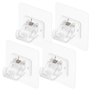 comet Home 黏著式伸縮桿托架 7.2 x 7.2cm, 4個