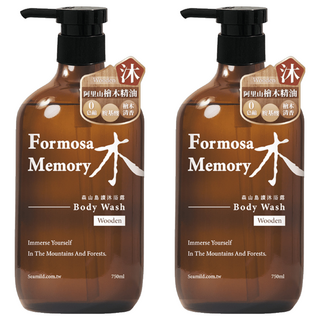 清淨海 森山島讀沐浴露 木, 750ml, 2瓶