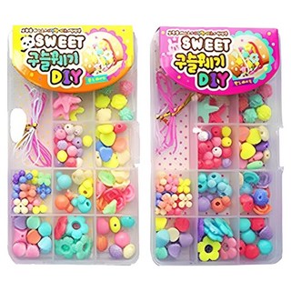 SWEET 구슬꿰기 DIY 키트, 랜덤 발송, 2세트