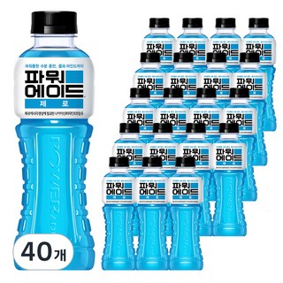 파워에이드 제로, 600ml, 40개