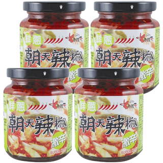 老騾子 鮮蔥朝天辣椒, 240g, 4罐