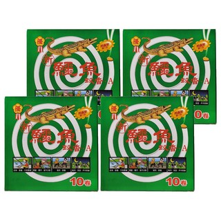 鱷魚 蚊香 10捲 4盒, 綠色