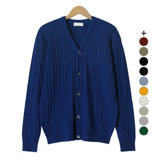 엠엔씨 남성용 꽈베기 니트 긴팔 가디건 MDCD257DS