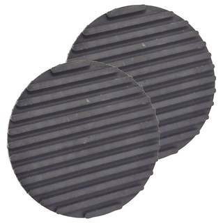 TRENY 圓型橡膠止滑抗震墊 台灣製, 1組, 中(10 x 10cm)