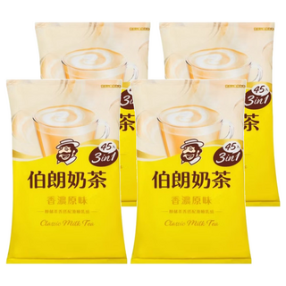 MR.BROWN 伯朗咖啡 伯朗奶茶 三合一 香濃原味 17g x 45包, 4袋