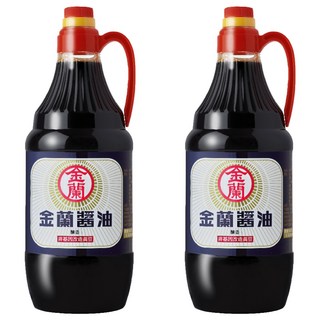 KIMLAN 金蘭 醬油 非基因改造黃豆, 2L, 2桶