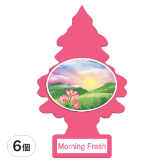 Little Trees 小樹香片 晨曦, 無毒專利香味混合物，適用於車內、家庭和辦公室, 7g, 6片