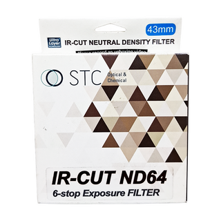 STC ND64零色偏 減光鏡 43mm, IR-CUT 6-stop, 1個