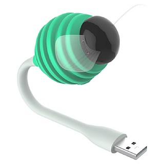 ARKY USB 蜜風扇 綠色 可愛造型 隨身風扇 USB供電, 單一商品