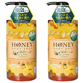 第一石鹼蜂蜜保濕沐浴乳 細緻泡沫 天然蜂蜜植萃 淡淡香氛, 500ml, 2瓶