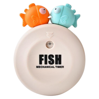 JAR 嚴選 兒童自律學習計時器 泡泡鱼, 米色, 1個