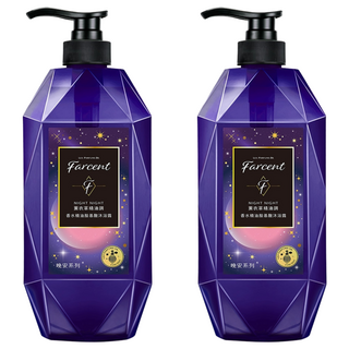 farcent 花仙子 香水精油胺基酸沐浴露 望幽晚安 薰衣草精油調, 780g, 2瓶