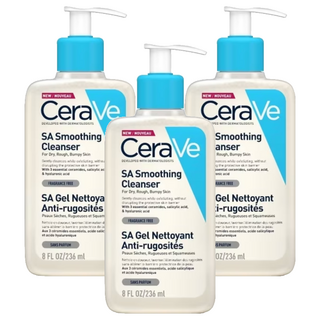 CeraVe 適樂膚 水楊酸煥膚淨嫩潔膚露, 236ml, 3瓶