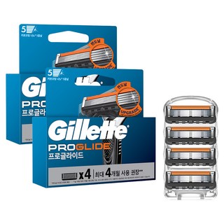 Gillette 吉列 正品 ProGlide 手動刮鬍刀片, 2個, 4入