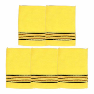 샤바스 때밀이 타월 고급, 노랑, 1개입, 5개