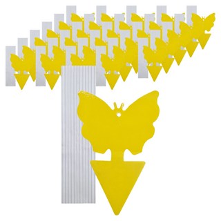 가든잇 초파리 끈끈이 트랩 24p + 와이어 24p 세트 노랑, 2세트