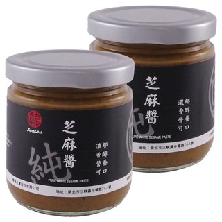 真老 純白芝麻醬 精選白芝麻, 200g, 2罐