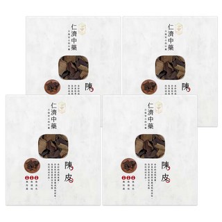 仁濟中藥 陳皮 無防腐 無染硫 無染色, 4盒, 200g