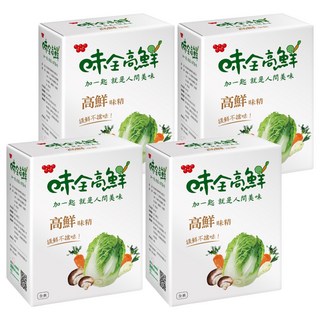 味全 高鮮味精 500g 嚴選台灣契作蔬果原料製作 通過農殘檢驗 獨家日本造粒技術, 4盒