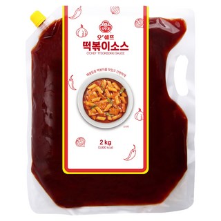 오뚜기 오쉐프 떡볶이소스, 2kg, 1개