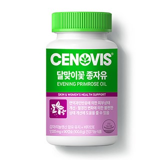 세노비스 달맞이꽃 종자유, 90정, 1개