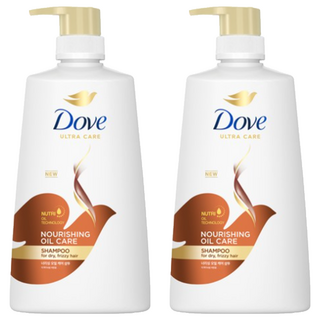 Dove 多芬 滋養護理洗髮精 Nourishing Oil Care 乾性毛躁髮適用, 680ml, 2瓶