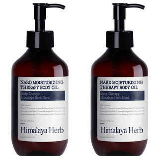 NARD 保濕護理身體油 草本香 含5種植物精油 使肌膚水潤光澤, 300ml, 2瓶