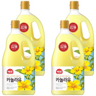 Haepyo 芥花油, 1.5L, 4個