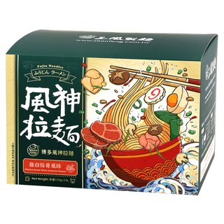 Shan Feng 三風製麵 博多風神拉麵 125g, 3包