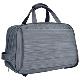 Well Life 悅生活 GoTrip微旅行 23吋質感絲紋登機拉桿行李袋 灰色, 52 x 28 x 37cm