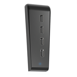 DOBE PS5 USB2.0 HUB 擴充分線器 副廠 黑色 尺寸4.8*3.3*15.2cm 重量60g, 1個