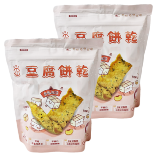 正經人 豆腐餅乾-椒鹽 150g*2包, 鹹香酥脆，非油炸，獨立包裝