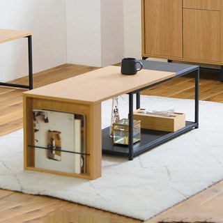 IRIS OHYAMA 愛麗思歐雅瑪 伸縮矮桌, 原木色