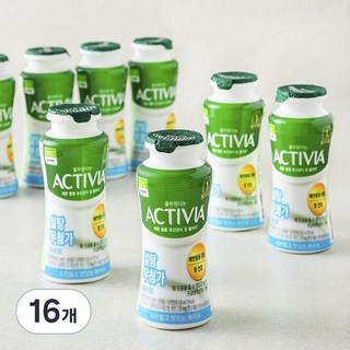 액티비아 병 화이트 플레인, 130ml, 8개입, 2개