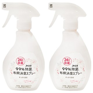 第一石鹼 布製品消臭抑菌噴霧 花香, 380ml, 2瓶