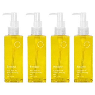 보나쥬르 라이스 브랜 90 클렌징오일, 200ml, 4개