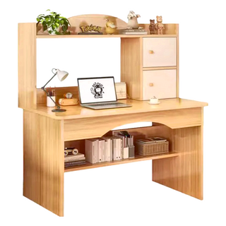 E家工廠 書桌 144-SYKC 賽杉木色 80 x 45 x 120cm 標準書桌, 1個