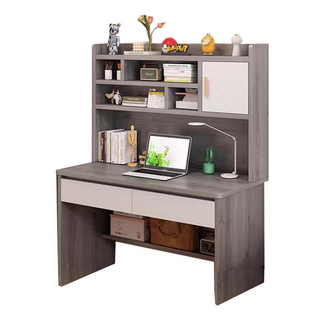 書桌 039-HY,0.8m,莫蘭迪灰/白色,學生辦公家具