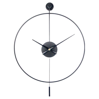 iINDOORS 工業風 設計時鐘 擺鐘 50cm, 黑色