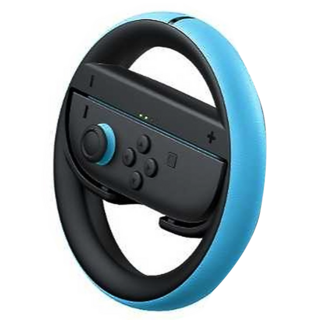 Gamars JOY-CON 方向盤 2入組 NS Switch 賽車遊戲 駕駛體驗, HB-S002, 單一顏色, 1組