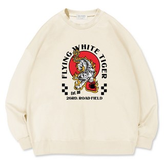 ezy studio Flying Tiger Oversize版三線毛圈大學T