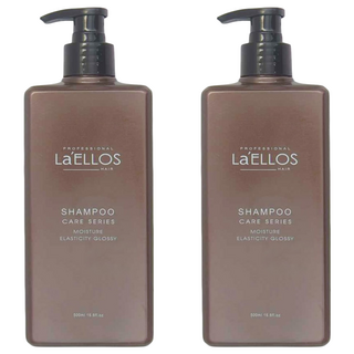 La'ELLOS 愛諾斯 安瓶菁萃洗髮精 咖啡, 500ml, 2個