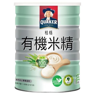 QUAKER 桂格 有機米精 4個月以上適用, 500g, 1罐