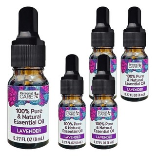 Personal Care 薰衣草按摩精油 8ml, 100% Pure & Natural Essential Oil, 5瓶