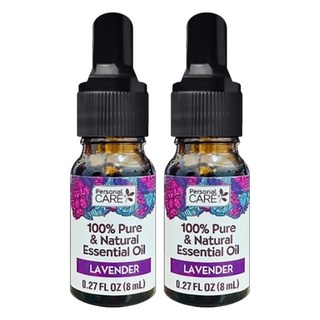 Personal Care 薰衣草按摩精油 8ml 100% Pure & Natural Essential Oil, 2瓶