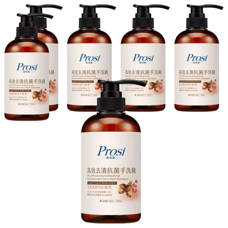 Prosi 普洛斯 高效去漬抗菌手洗精 含棕櫚油與紅醋栗, 500ml, 6瓶