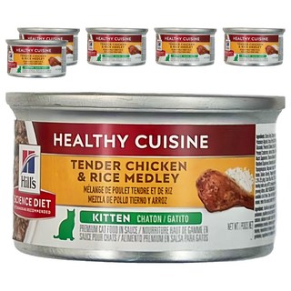 Hill's 希爾思 SCIENCE DIET 幼貓 健康美饌主食罐, 香烤雞肉, 79g, 6罐