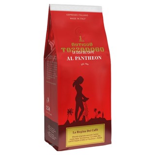 TAZZADORO 金杯咖啡 義大利咖啡豆, 女王咖啡系列 250g 深焙 中南美洲阿拉比卡咖啡豆, 咖啡豆(無研磨), 1包