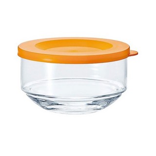 TOYO-SASAKI GLASS 東洋佐佐木 玻璃儲藏容器 B-31301-OR, 尺寸約10.1 x 6.1cm, 1個